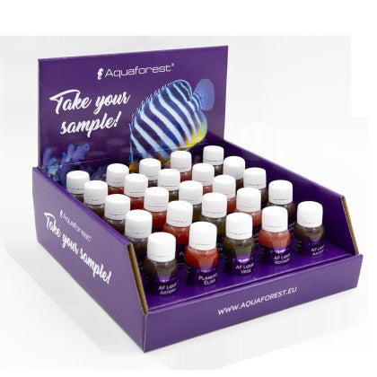 Liquid food sample display