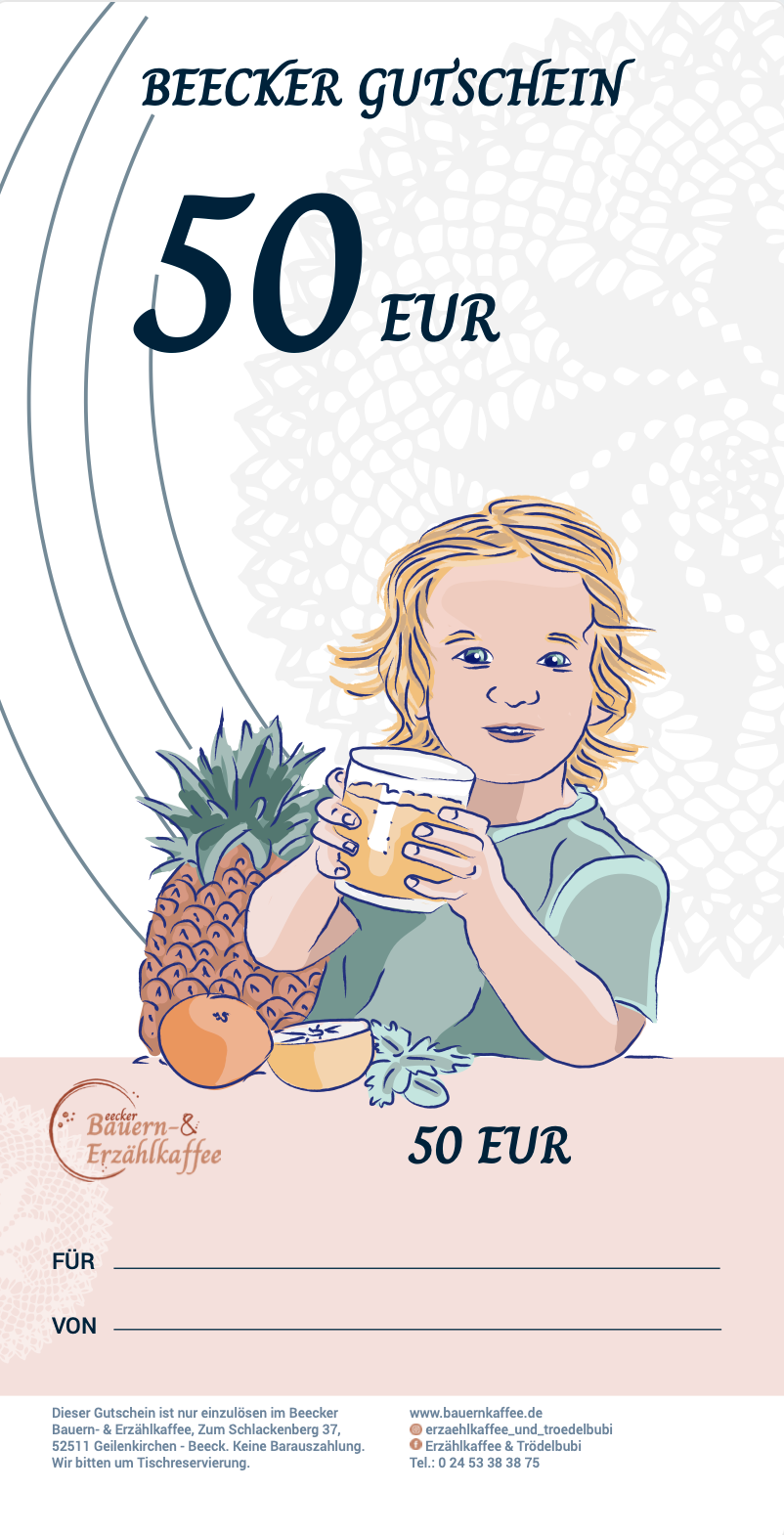 Gutschein für das Erzählkaffee