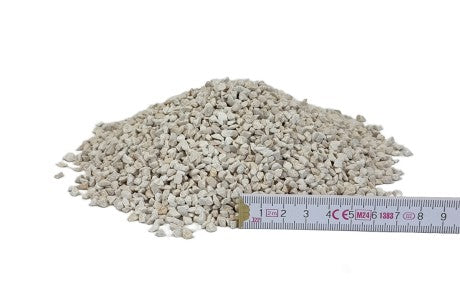 White Gravel 3 - 4 mm 25 kg Eimer Bodengrund
