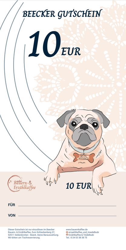 Gutschein für das Erzählkaffee