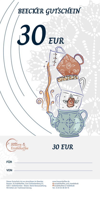 Gutschein für das Erzählkaffee