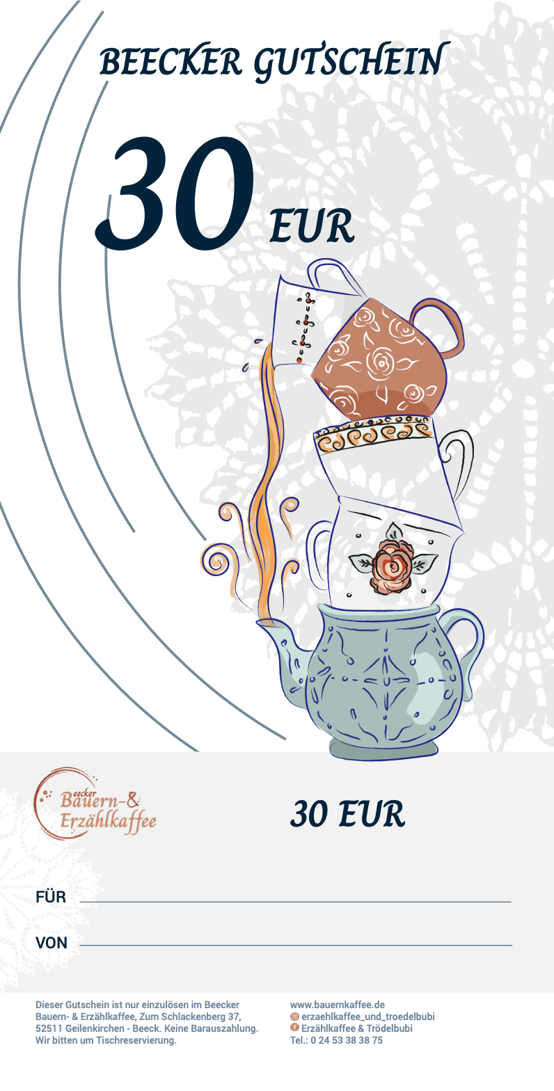 Gutschein für das Erzählkaffee