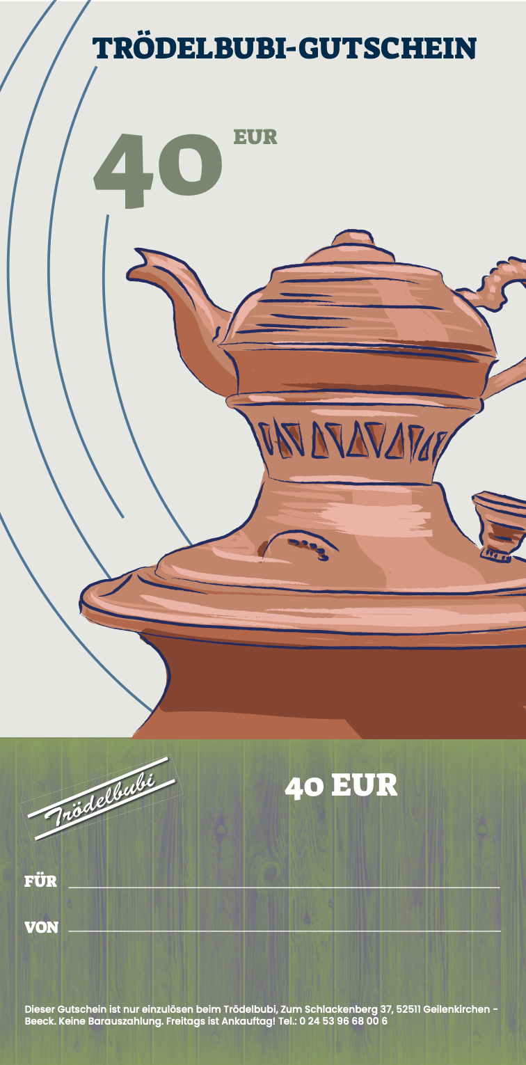 Gutscheine für den Trödelbubi