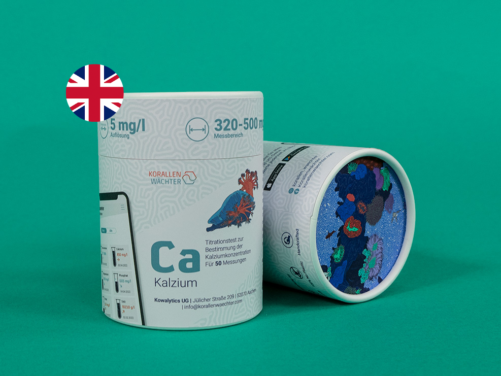 Ca Test Kit, nachhaltig, Wassertest Meerwasser, Digital, App