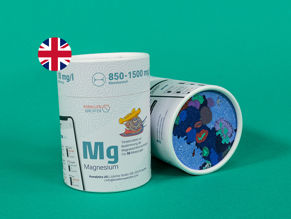 Mg Test Kit, nachhaltig, Wassertest Meerwasser, Digital, App