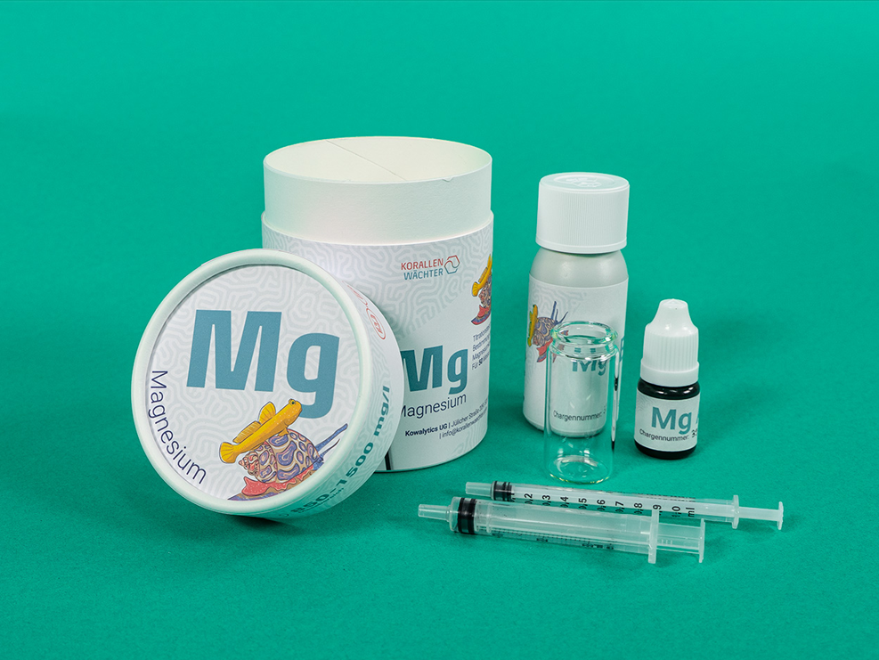 MG Test Kit, nachhaltig, Wassertest Meerwasser, Digital, App, Korallenwächter